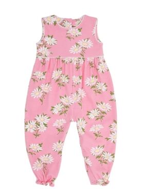 The Beaufort Bonnet Company Pink Floral Baby Romper